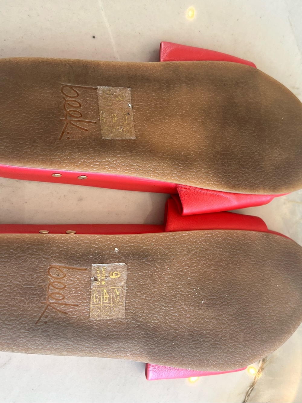 Beek Cherry Red Slide Sandals - Women's Slip-On Slides - Picture 10 of 10